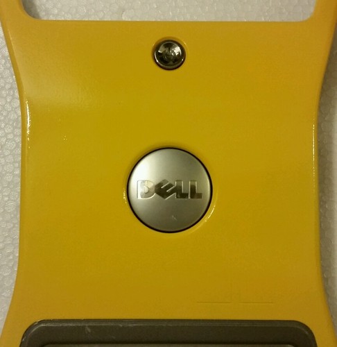 Custom Painted Dell Precision T5400 Metal Front Faceplate Bezel BumbleBee Yellow - Picture 3 of 3