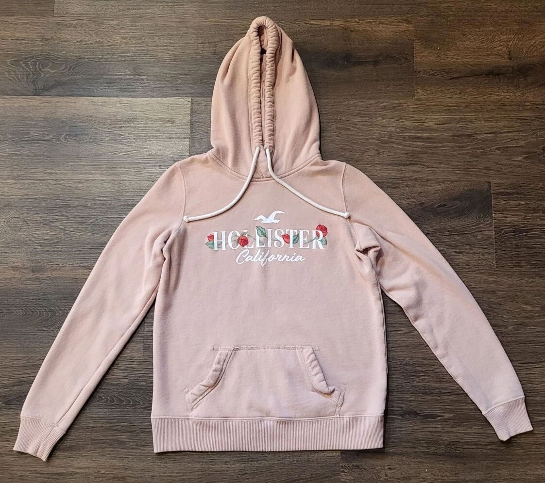 Ladies pale pink hoodie sales