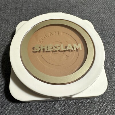 SHEGLAM SKIN-FOCUS HIGH COVERAGE POWDER FOUNDATION color Saddle New Without Box