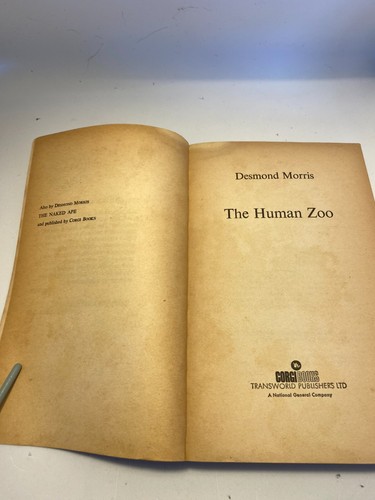 The human Zoo von Desmond Morris im Corgi Books Verlag von 1971 - Bild 7 von 13