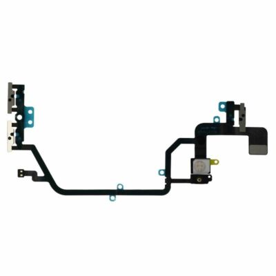 Power Volume Button + Back Mic + Camera Flash Flex Replacement for iPhone XR