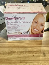DermaWand Advanced Radio High Frequency Beauty Treatment Device w/ Products NEW