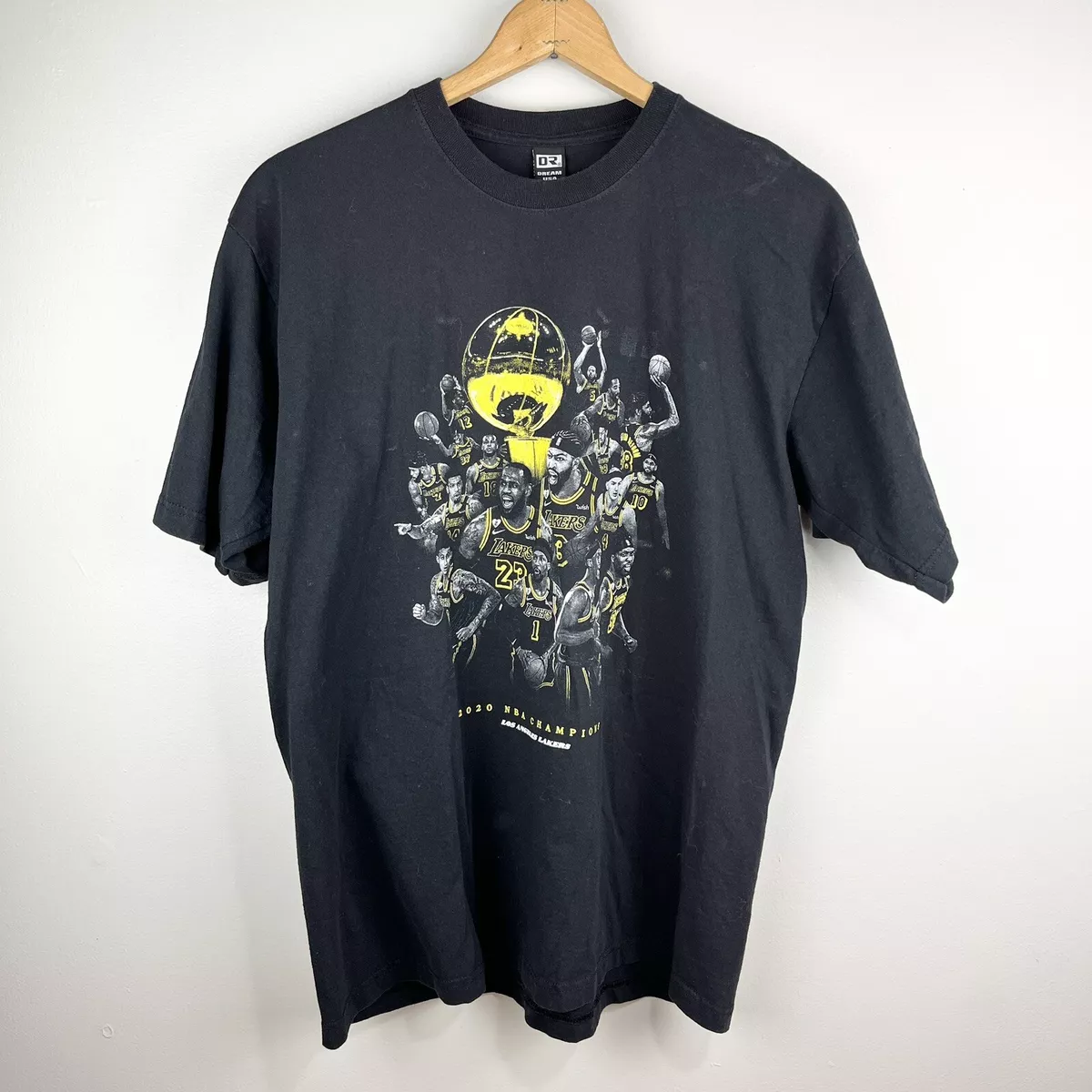 Men's los angeles lakers junk food black 2021 nba finals champions disney mickey trophy pullover sweatshir 2025