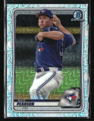 Nate Pearson 2020 Bowman Chrome Prospects Mega Box Mojo Refractor #BCP-124
