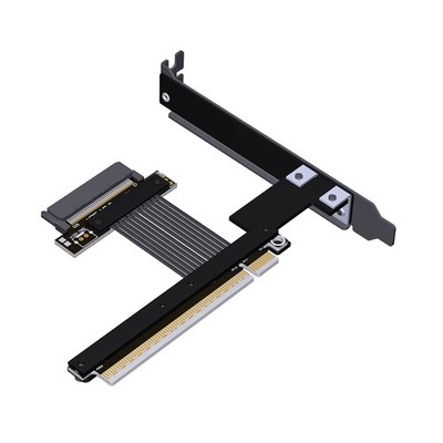 ADT-Link 15cm PCIe 5.0 to U.2 (SFF-8639) NVMe SSD Adapter Cable
