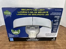 NEW Home Zone Motion Activated LED Security Light Adjustable Twin Head Outdoor