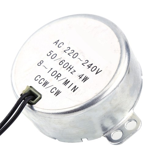 1pc 220-240V AC Synchronous Motor Geared Motor 4W CW/CCW 8-10RPM - Picture 19 of 24