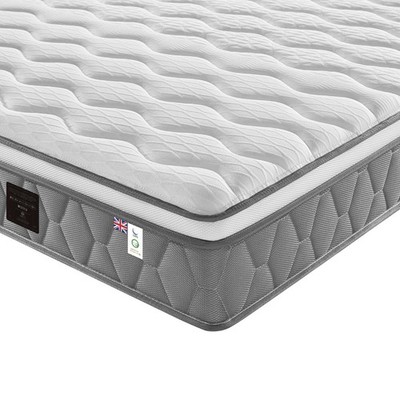 2 Fuß 6 kleine Einzelmatratze Taschenfederkern Hybrid Gel Memory Foam 27 cm mittelfest