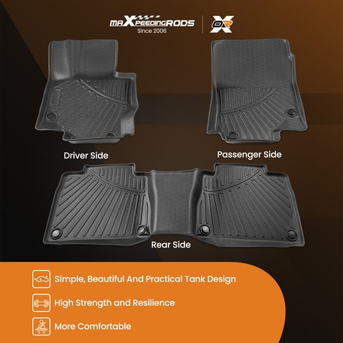 All Weather Floor Mats Floor Liner for Mercedes Benz GLE 2020-2024 2025 Rubber - Picture 4 of 12