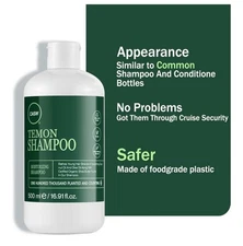 Empty Reusable Shampoo Conditioner Bottles 16.91oz 4 Pack