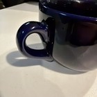 Manheim Steamroller Cobalt blue Cup Mug Gold Design M Ware LARGE! Soup,Tea — photo 5
