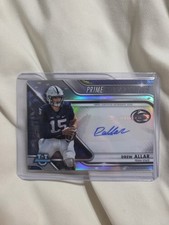 2022 Bowman U Drew Allar Prime Signatures Auto /50 Penn St