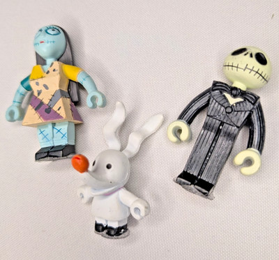 Nightmare Before Christmas Snow Globe Mini Figures 2.25'' Set of 3