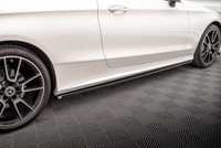Seitenschweller Ansatz FüR Mercedes-Benz C Coupe Amg-Line C205 Facelift Schwarz