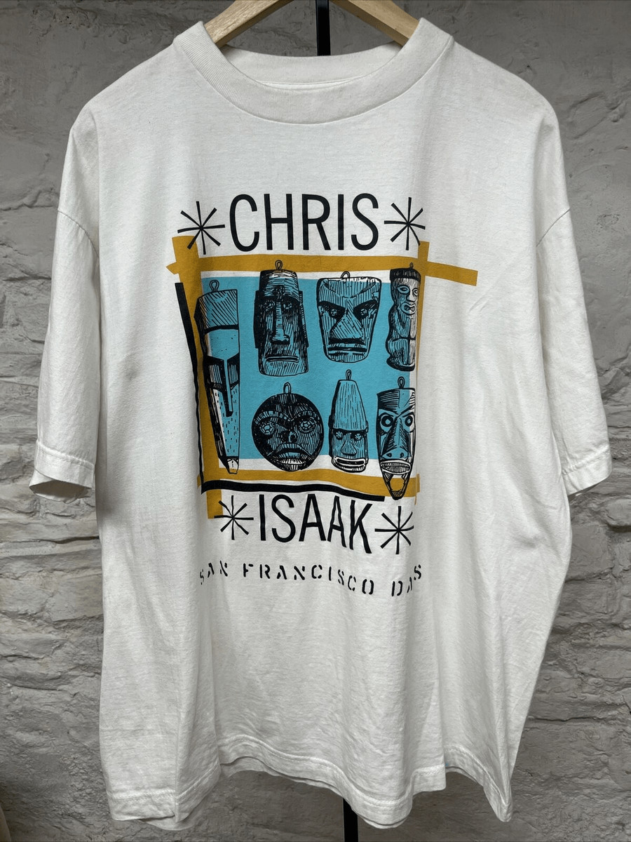 Chris Isaak Signed San Francisco Days Album Tour T Shirt Autographed Merch