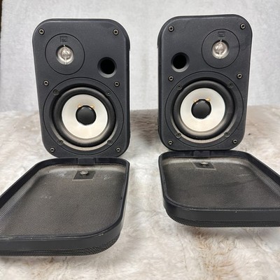 Pair of JBL Control 1 Plus compact speakers in black TESTED