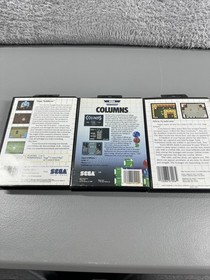 Sega Master System Game Bundle Lot 3 CIB Columns Time Soldiers Alien Syndrome