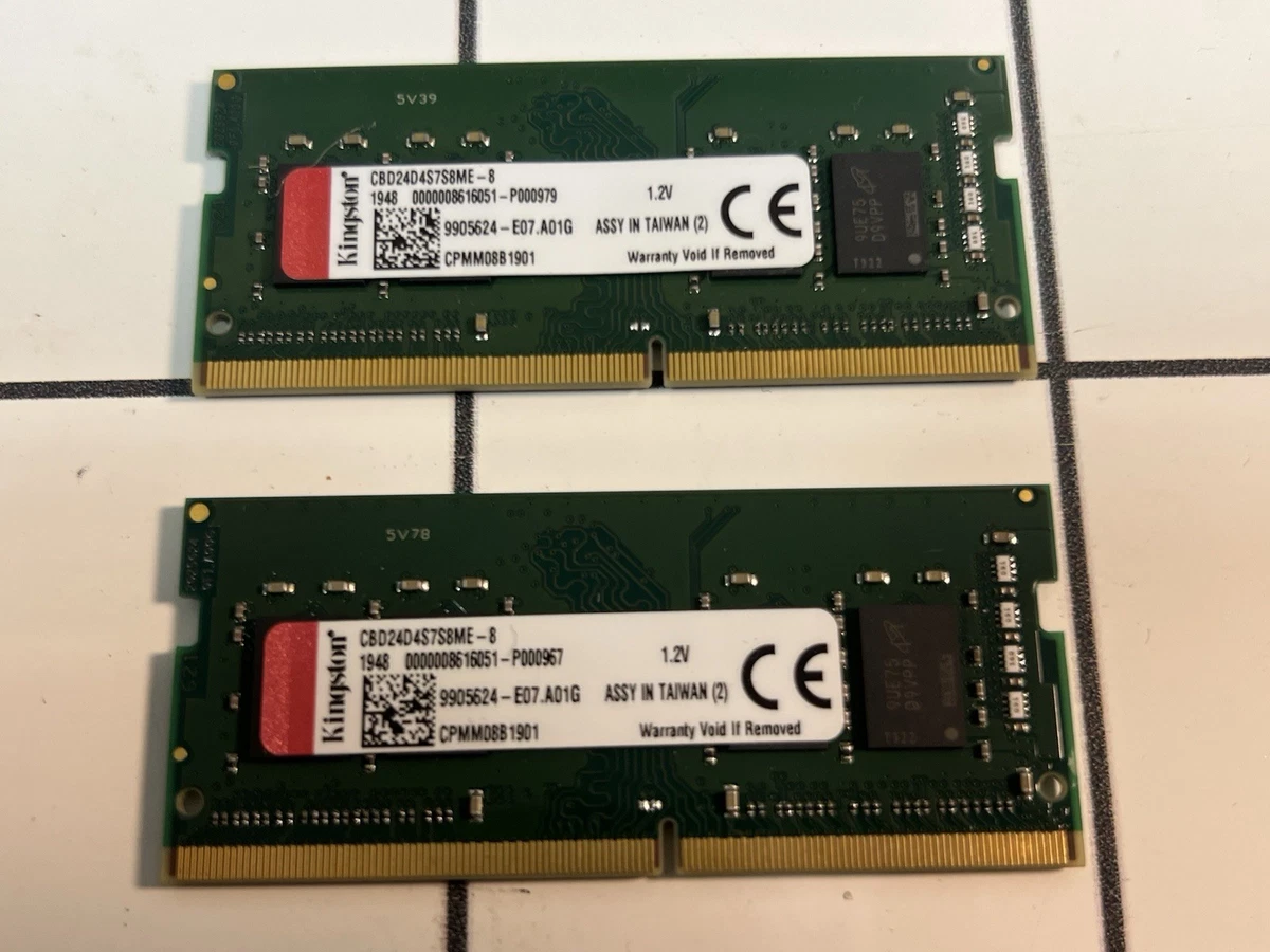 Kingston DDR4 SDRAM 8 GB Capacity per Module Memory (RAM) for sale