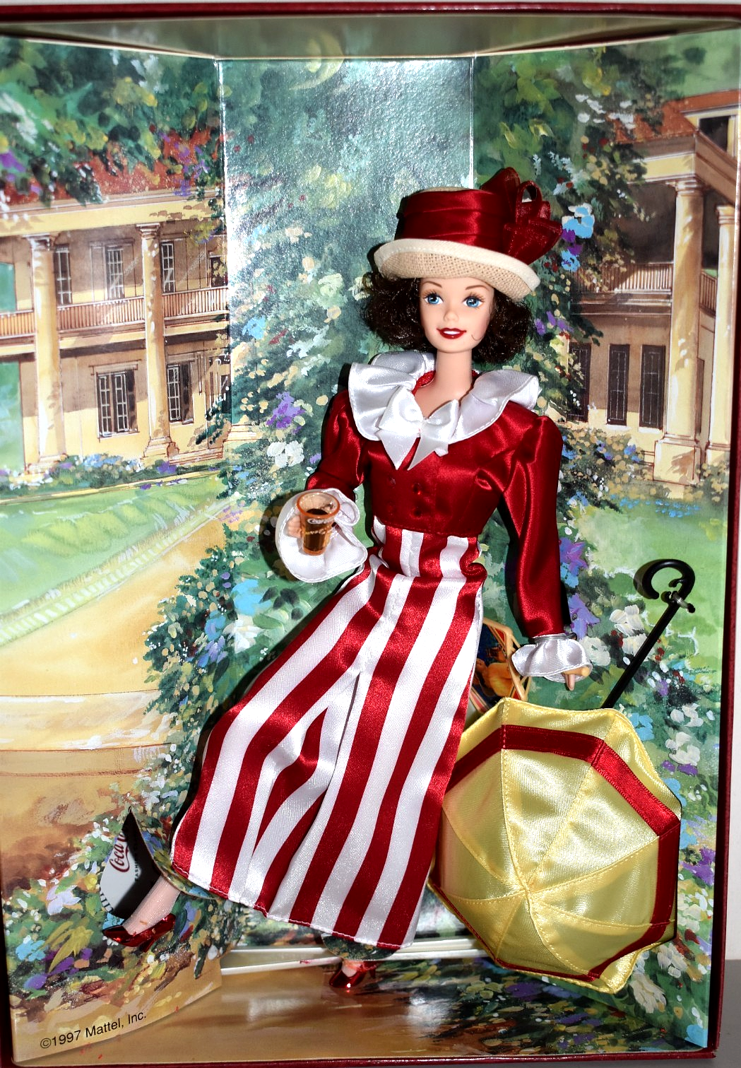 1997 Collector Edition Coca-Cola AFTER THE WALK Vintage Brunette Barbie