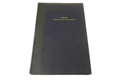 1954 First Printing Science and Common Understanding J. Robert Oppenheimer Book