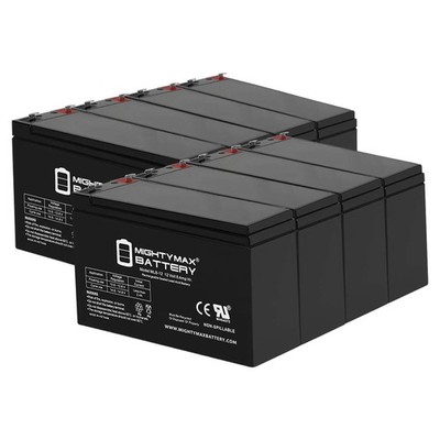 Mighty Max 12V 8Ah Battery Replaces FAAC FSL700 Commercial Gate Openers - 8 Pack