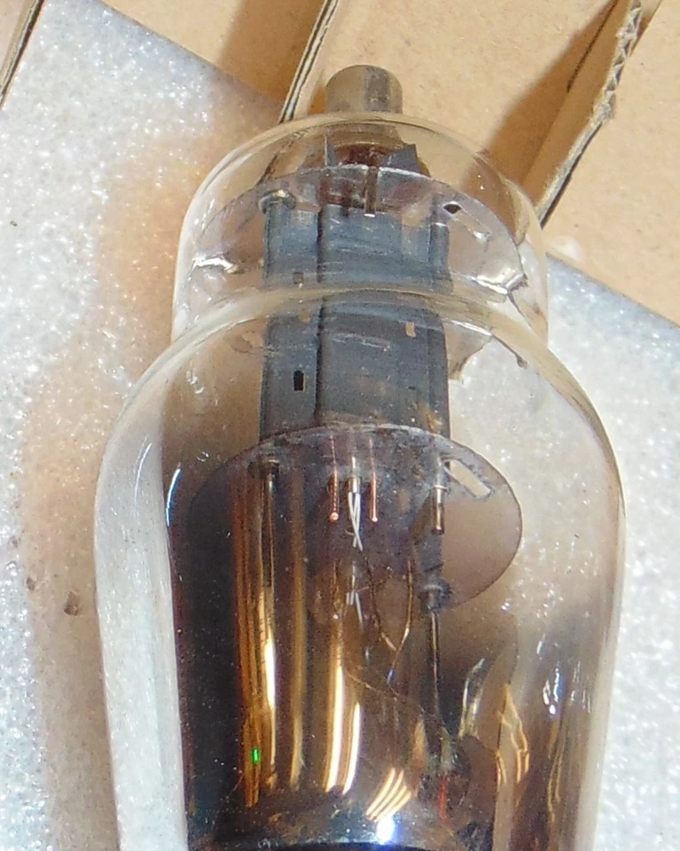 TUBO BRIMAR RARO NOS CV1917 SIMILAR A VT-99 6F8G CON ADAPTADOR = B65 / 6SN7 Foto 4 de 4