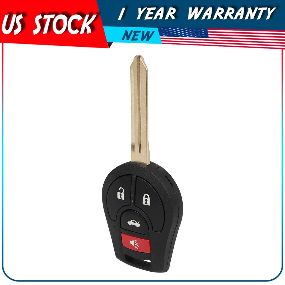 2x Llavero de coche remoto para Nissan Sentra 2013-2019 Versa 2012-2015 CWTWB1U751 Foto 3 de 4