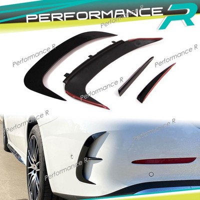 Heck Stoßstange Aero Flaps Flics für Mercedes C W206 S206 AMG-Line ab 2021