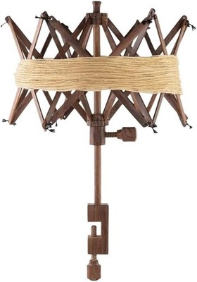 Wooden Yarn Ball Winder - Handcrafted Knitting & Crocheting Yarn Bobbin Winde...