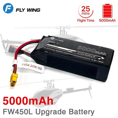 5000mAh 4S Lipo Battery ACE Tattu 14.8V 35C with XT60 Plug For RC Helicopters