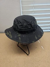 Tru-Spec Men's Military Boonie Hat Multicam Black Size 7 Tactical Hat (A1)