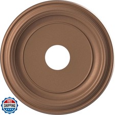 Ekena Millwork 16"OD x 3 1/2"ID x 1 3/8"P Traditional Thermoformed PVC Ceilin...