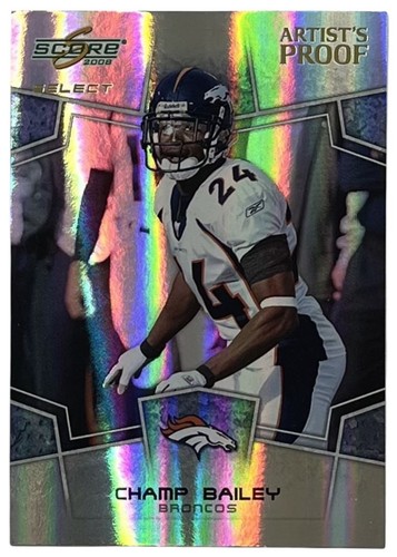 2008 Score Select Artist's Proof #93 Champ Bailey Denver Broncos /32