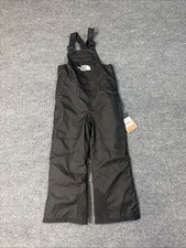 The North Face Teen Grn Camo Bibs  New  Sz 7/8  Small  Snow ski pants