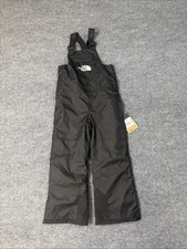 The North Face Teen Grn Camo Bibs  New  Sz 7/8  Small  Snow ski pants