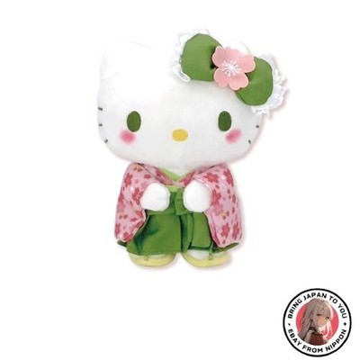 Neu Nakajima Corporation Sanrio Figuren Matcha Kimono Hello Kitty Plüschtier
