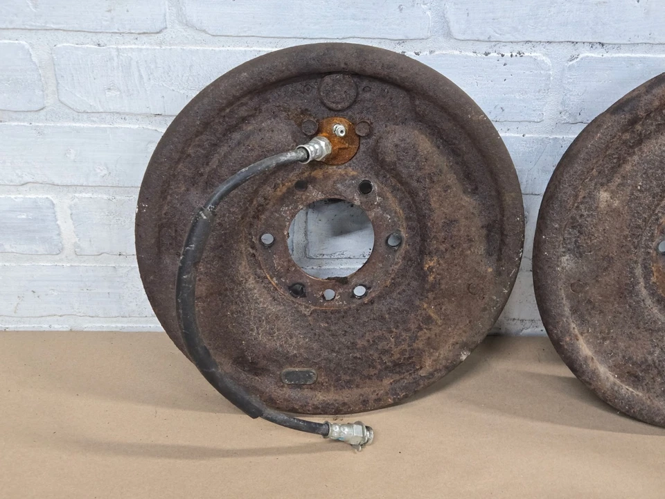 JEEP CJ 1972 - 77 工厂 Dana 30 11 英寸制动支撑板 -- CJ5 CJ6 CJ7 — 第 3/4 张图片