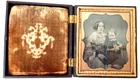 Ambrotype Mother & Daughter in Union A P Critchlow & Co Thermoplastic Case