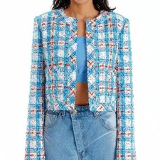 EENK Ink Tweed Short Jacket - Brand New, Unworn