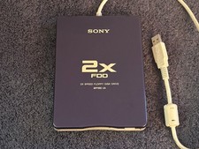 Read description Sony 2X FDD MPF88E USB External 3.5" Floppy Disk Drive Untested