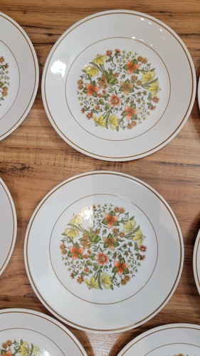 Corelle "Indian Summer" 8 1/2" Lunchoen Sandwich Plates Set of 8 Replacement Vtg - Picture 4 of 13