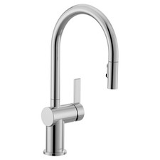 MOEN 7622 1/2" Kitchen Faucet High Arc Pulldown SS Power Boost Technology
