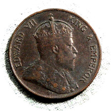 elf Hong Kong 1 Cent 1903 Edward VII