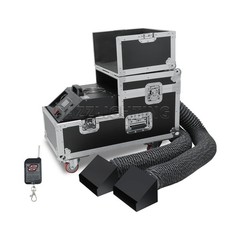 PAIDUN 2000W Waterbase Fog Machine Ground Smoke Cloud Effect Wedding Show Event