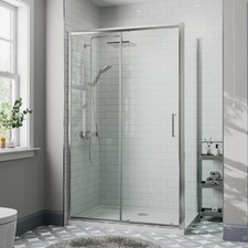 Sliding Shower Enclosure 1200 x 800mm - 8mm Thick Glass Bathroom