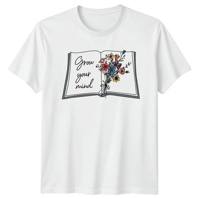 Grow Your Mind T-Shirt Buchliebhaber persönliches Wachstum Geburtstagsgeschenk für Sie und Ihn