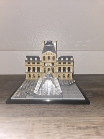 LEGO Architecture Louvre 21024 Landmark Series Complete Set w/ Manual