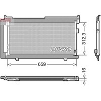 Kondensator, Klimaanlage Denso DCN36006