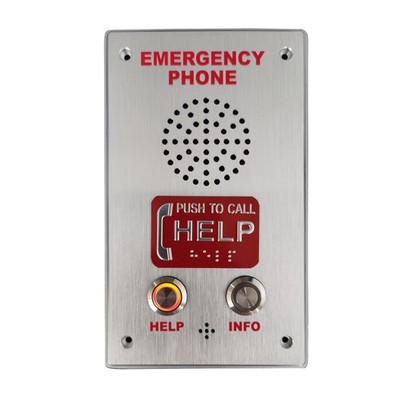 LeCall Emergency Dialer Phone/Elevator Phone with Voice Announcement,  ADA Comp
