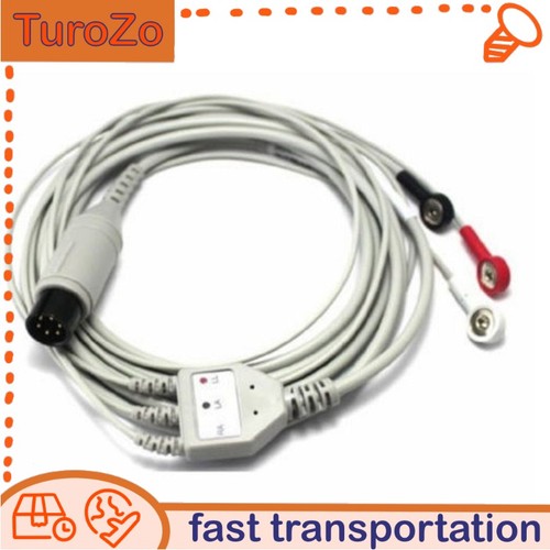 6 pins ECG cable 3leads AHA 20pcs/Lot General 6 No resistor CompatibleNew - 第 1/2 張圖片